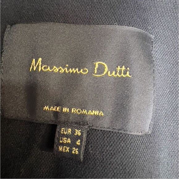 Women’s Massimo Dutti KNIT CARDIGAN WITH ZIP sz 4 Black MSRP $119 - Picture 10 of 12